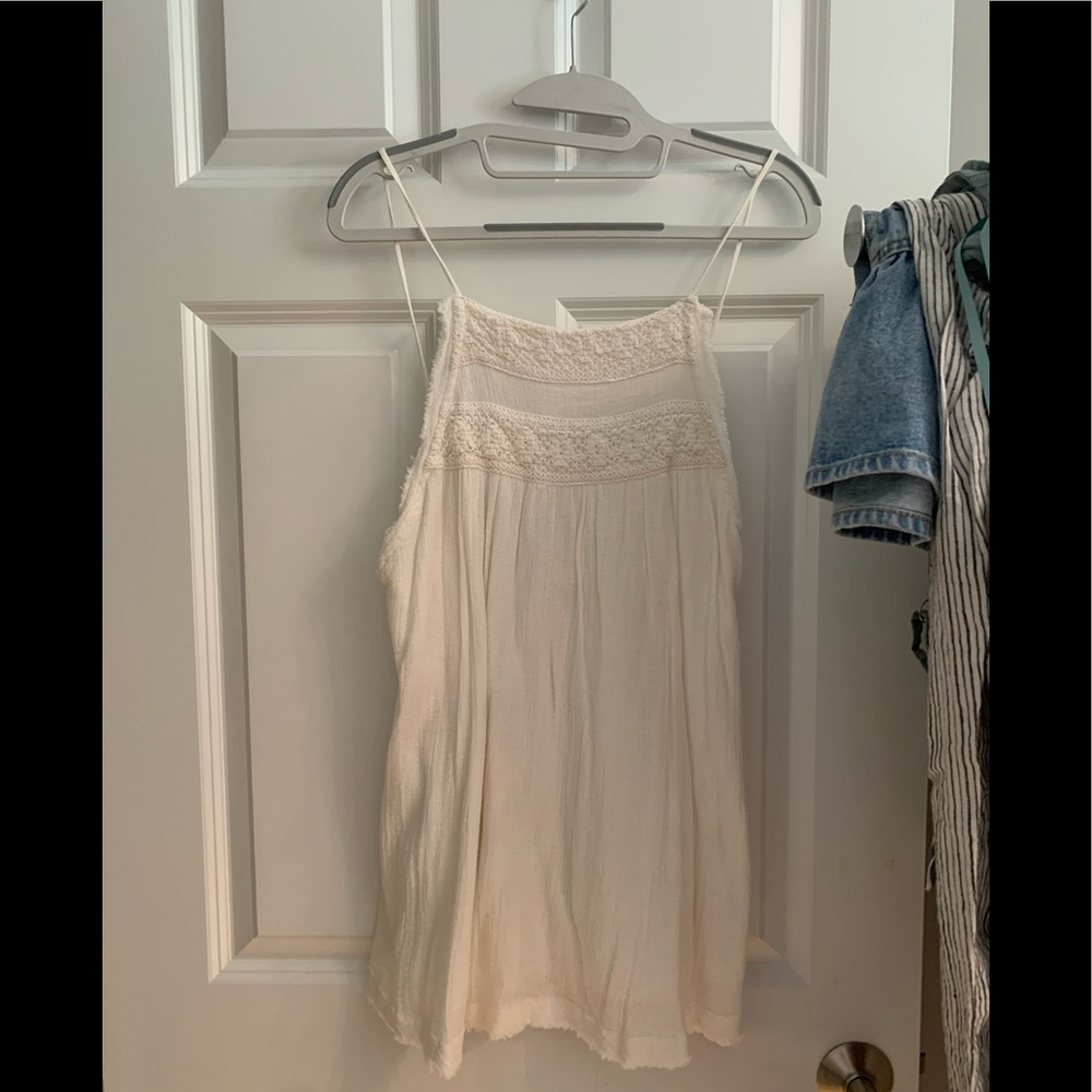 Mini white short dress